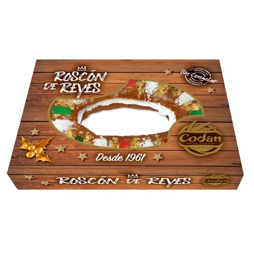CODAN Roscón de Reyes relleno 1,2 kg.