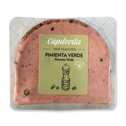 CAPDEVILLA Paté tradiconal a la pimienta verde  100 g.