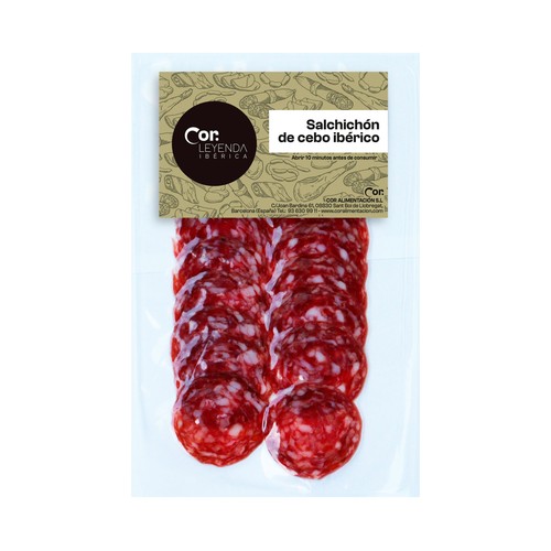LEYENDA IBÉRICA Salchichón ibérico de cebo 50 g.
