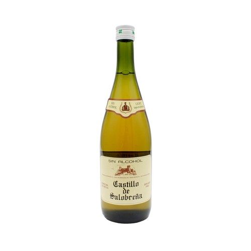 CASTILLO DE SALOBREÑA Bebida refrescante sin alcohol sabor manzana, botella de 1 l.